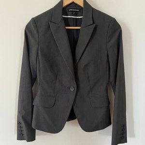 Express Grey Suit Jacket